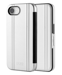 ZERO HALLIBURTON（ゼロハリバートン）の「Hybrid Shockproof Flip Case 手帳型 iPhone17 17Pro 17e 16 16Pro 16e iPhoneケース スマホケース 耐衝撃 カード収納 ゼロハリバートン（スマホケース/カバー）」