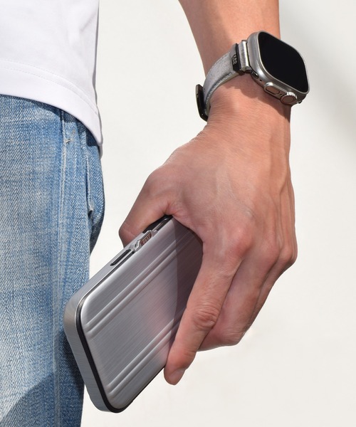 ZERO HALLIBURTON（ゼロハリバートン）の「Hybrid Shockproof Flip Case 手帳型 iPhone17 17Pro 16 16Pro iPhoneケース スマホケース 耐衝撃 カード収納 ゼロハリバートン（スマホケース/カバー・メンズ・ブルー系その他/ブラック/シルバー/ブルー/シルバー系その他/グリーン・iPhone 13/14/15/iPhone 14 Plus/iPhone 15 Pro/iPhone 14 Pro/iPhone 16/iPhone 16 Pro/iPhone 16e/iPhone 17/iPhone 17 Pro）」の14枚目の写真