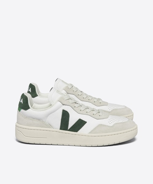VEJA(ヴェジャ)の「VEJA / "V-90" スニーカー(スニーカー・レディース・ホワイト/ホワイト×グリーン/ホワイト×ブルー/ホワイト系/ホワイト×グレー/パープル系・38/37/42/39/36/41/43/40)」の3枚目の写真