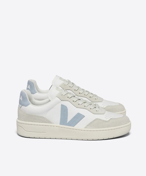 VEJA(ヴェジャ)の「VEJA / "V-90" スニーカー(スニーカー・レディース・ホワイト/ホワイト×グリーン/ホワイト×ブルー/ホワイト系/ホワイト×グレー/パープル系・38/37/42/39/36/41/43/40)」の4枚目の写真