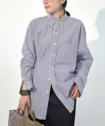 FREEMANS SPORTING CLUB | 【FREEMANS SPORTING CLUB】CHRYSTIE SHIRTS (Stripe)(シャツ/ブラウス)