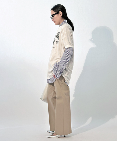 FREEMANS SPORTING CLUB(フリーマンズ スポーティング クラブ)の「【FREEMANS SPORTING CLUB】CHRYSTIE SHIRTS (Stripe)(シャツ/ブラウス・レディース・ライトブルー・FREE)」の12枚目の写真