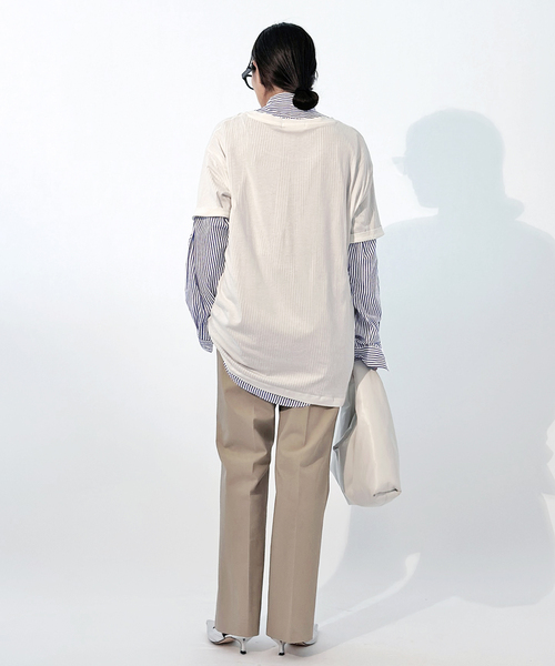 FREEMANS SPORTING CLUB(フリーマンズ スポーティング クラブ)の「【FREEMANS SPORTING CLUB】CHRYSTIE SHIRTS (Stripe)(シャツ/ブラウス・レディース・ライトブルー・FREE)」の13枚目の写真