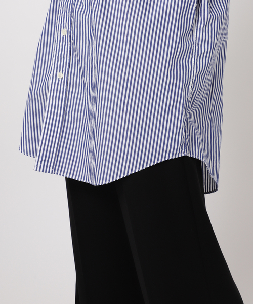 FREEMANS SPORTING CLUB(フリーマンズ スポーティング クラブ)の「【FREEMANS SPORTING CLUB】CHRYSTIE SHIRTS (Stripe)(シャツ/ブラウス・レディース・ライトブルー・FREE)」の21枚目の写真