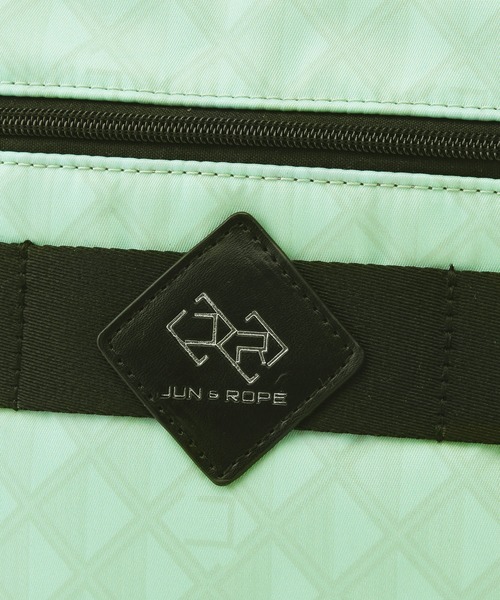 JUN&ROPE'（ジュンアンドロペ）の「ARGYLE　保冷バッグ（ショルダーバッグ・レディース・グレー/ライトグリーン・FREE）」の3枚目の写真