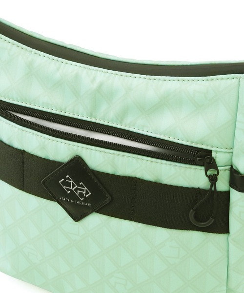 JUN&ROPE'（ジュンアンドロペ）の「ARGYLE　保冷バッグ（ショルダーバッグ・レディース・グレー/ライトグリーン・FREE）」の7枚目の写真
