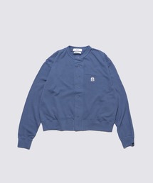 [WOMEN] GAUZE FRENCH TERRY CARDIGAN / クルーカーディガン