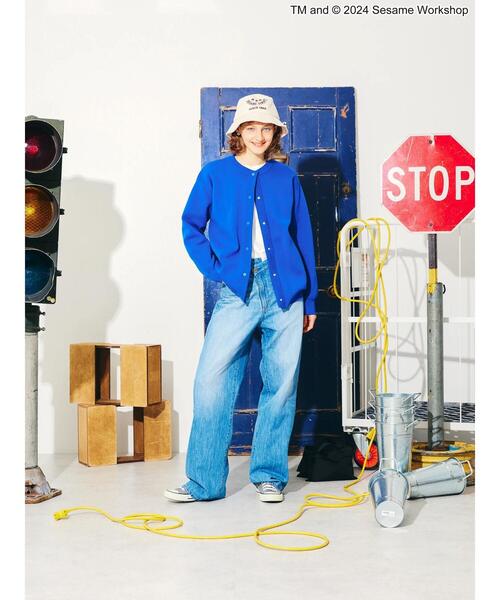 SESAME STREET（セサミストリート）の「刺繍バケットハット/セサミストリート（ハット・レディース・アイボリー・FREE）」の5枚目の写真