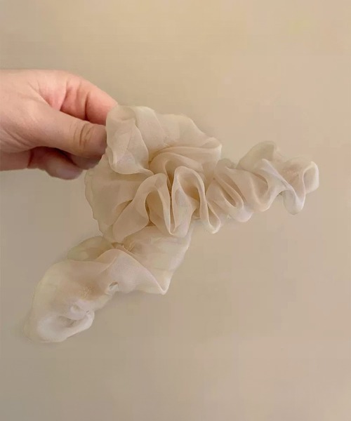 Miniministore（ミニミニストア）の「ヘアクリップ フリル バンスクリップ（バレッタ/ヘアクリップ・レディース・アイボリー/ブラック/ベージュ/ピンク・FREE）」の10枚目の写真