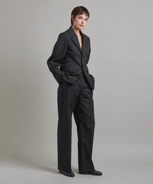 LOEFF（ロエフ）の「＜LOEFF＞ギャバ カーブ ジャケット（テーラード