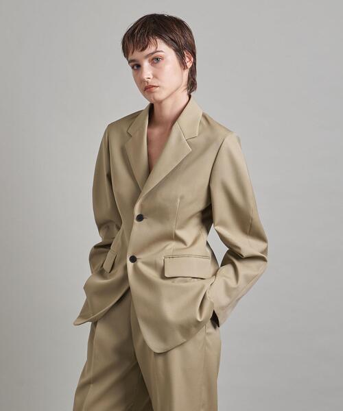 LOEFF（ロエフ）の「＜LOEFF＞ギャバ カーブ ジャケット（テーラード