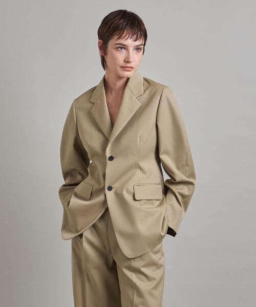 LOEFF（ロエフ）の「＜LOEFF＞ギャバ カーブ ジャケット（テーラード