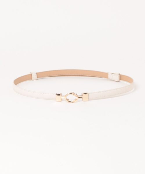 archives(アルシーヴ)の「クロスバックルベルト(ベルト・レディース・ブラック/ホワイト/ダークブラウン・FREE)」の20枚目の写真