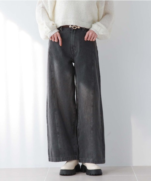 archives(アルシーヴ)の「クロスバックルベルト(ベルト・レディース・ブラック/ホワイト/ダークブラウン・FREE)」の13枚目の写真