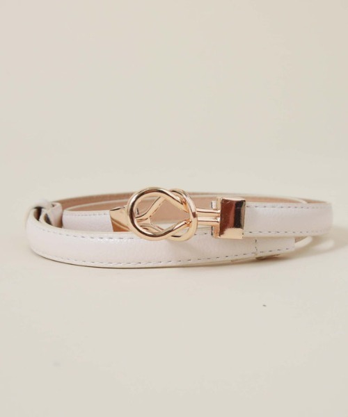 archives(アルシーヴ)の「クロスバックルベルト(ベルト・レディース・ブラック/ホワイト/ダークブラウン・FREE)」の14枚目の写真
