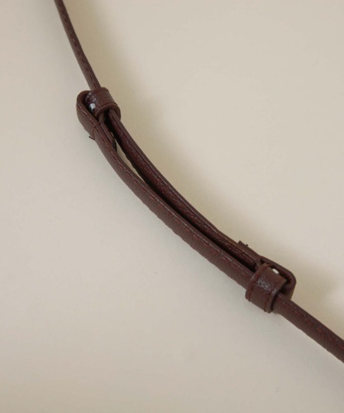 archives(アルシーヴ)の「クロスバックルベルト(ベルト・レディース・ブラック/ホワイト/ダークブラウン・FREE)」の18枚目の写真