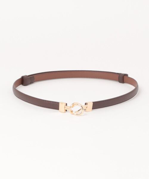 archives(アルシーヴ)の「クロスバックルベルト(ベルト・レディース・ブラック/ホワイト/ダークブラウン・FREE)」の21枚目の写真