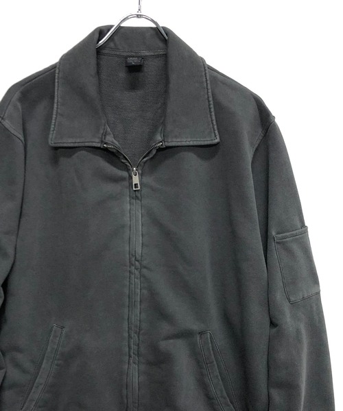 TRAP/U (トラップユー)の「ピグメントWash 裏毛スウェット / ジップアップ スウィングトップ ブルゾン(カバーオール・メンズ・ブラック/ブルー/ベージュ・M/L)」の9枚目の写真