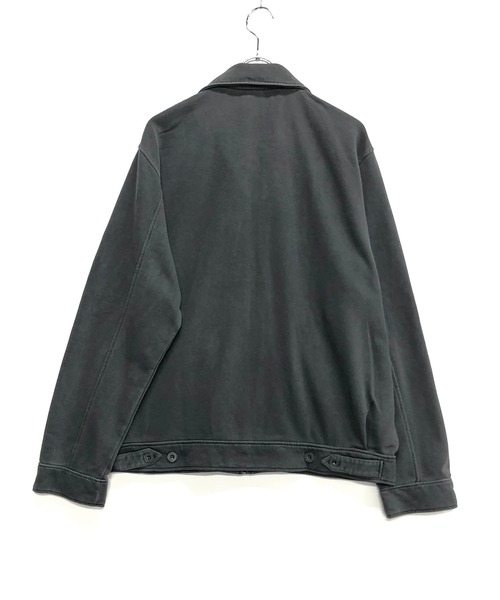 TRAP/U (トラップユー)の「ピグメントWash 裏毛スウェット / ジップアップ スウィングトップ ブルゾン(カバーオール・メンズ・ブラック/ブルー/ベージュ・M/L)」の11枚目の写真