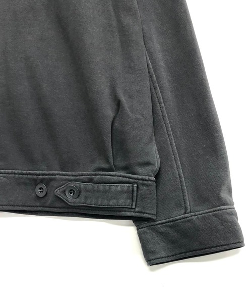 TRAP/U (トラップユー)の「ピグメントWash 裏毛スウェット / ジップアップ スウィングトップ ブルゾン(カバーオール・メンズ・ブラック/ブルー/ベージュ・M/L)」の14枚目の写真