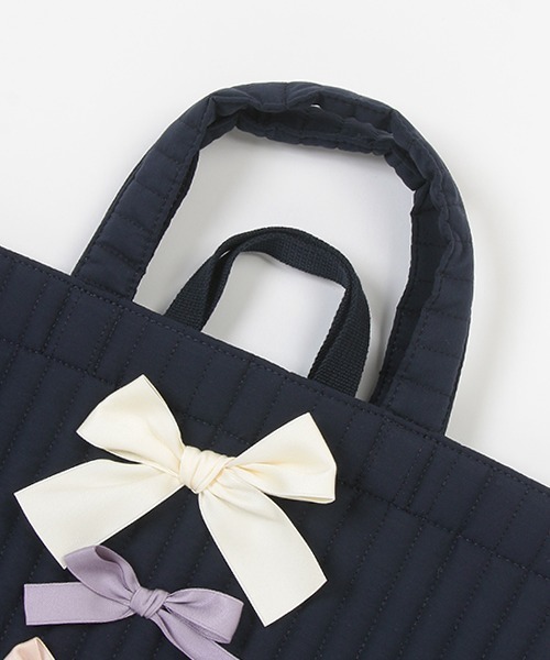 petit main（プティマイン）の「イブルアソートレッスンバッグ（トートバッグ・キッズ・アイボリー/ネイビー/モカ/ライトベージュ・FREE）」の10枚目の写真