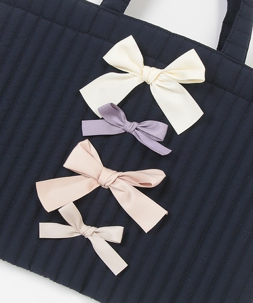 petit main（プティマイン）の「イブルアソートレッスンバッグ（トートバッグ・キッズ・アイボリー/ネイビー/モカ/ライトベージュ・FREE）」の9枚目の写真