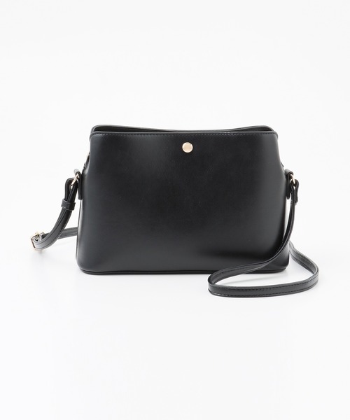 Honeys（ハニーズ）の「軽量両あおりショルダーバッグ（ショルダーバッグ・レディース・アイボリー/ブラック/ブルー/ベージュ系その他/レッド/キャメル/ミント/スミクロ・FREE）」の19枚目の写真