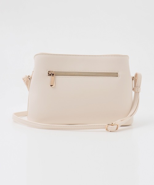 Honeys（ハニーズ）の「軽量両あおりショルダーバッグ（ショルダーバッグ・レディース・アイボリー/ブラック/ブルー/ベージュ系その他/レッド/キャメル/ミント/スミクロ・FREE）」の17枚目の写真