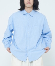 オックス長袖レギュラーカラーシャツ(M1)