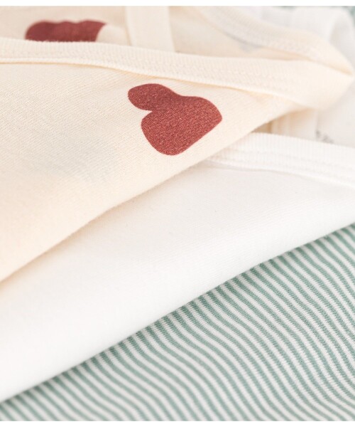 PETIT BATEAU(プチバトー)の「半袖あわせボディ3枚組(肌着・キッズ・その他1/その他2・3MONTH/6MONTH/12MONTH)」の4枚目の写真