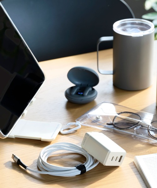 LAKOLE（ラコレ）の「USB Type-C & USB Type-Cケーブル[2m] / 107523（PCグッズ・レディース・ブラック/アイボリー・FREE）」の3枚目の写真