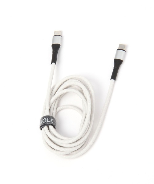 LAKOLE（ラコレ）の「USB Type-C & USB Type-Cケーブル[2m] / 107523（PCグッズ・レディース・ブラック/アイボリー・FREE）」の4枚目の写真