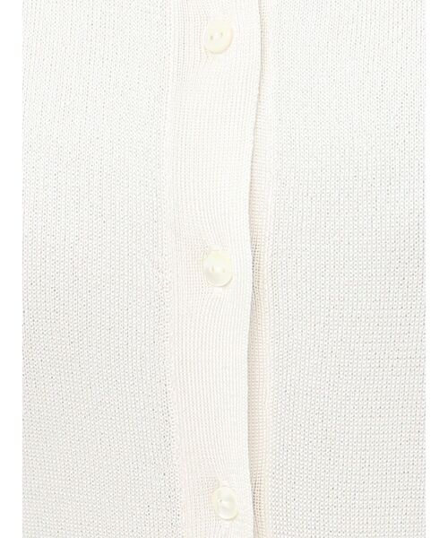 ELENDEEK(エレンディーク)の「コンパクトアセテートカーディガン(カーディガン/ボレロ・レディース・オフホワイト/ブラック/グリーン/パープル/ベージュ・FREE)」の10枚目の写真