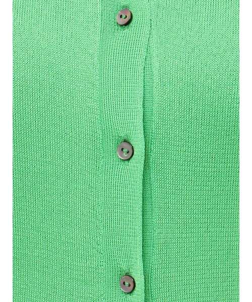 ELENDEEK(エレンディーク)の「コンパクトアセテートカーディガン(カーディガン/ボレロ・レディース・オフホワイト/ブラック/グリーン/パープル/ベージュ・FREE)」の12枚目の写真