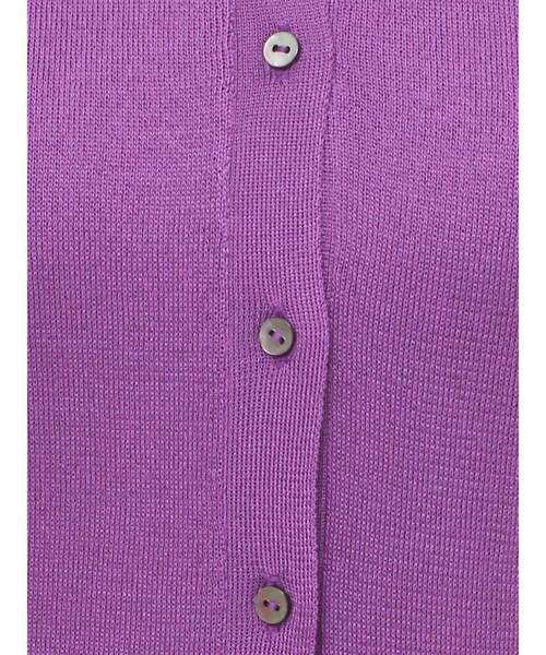 ELENDEEK(エレンディーク)の「コンパクトアセテートカーディガン(カーディガン/ボレロ・レディース・オフホワイト/ブラック/グリーン/パープル/ベージュ・FREE)」の13枚目の写真