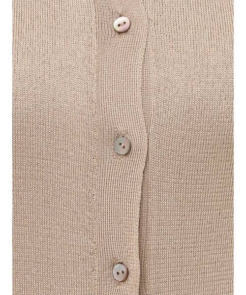 ELENDEEK(エレンディーク)の「コンパクトアセテートカーディガン(カーディガン/ボレロ・レディース・オフホワイト/ブラック/グリーン/パープル/ベージュ・FREE)」の14枚目の写真