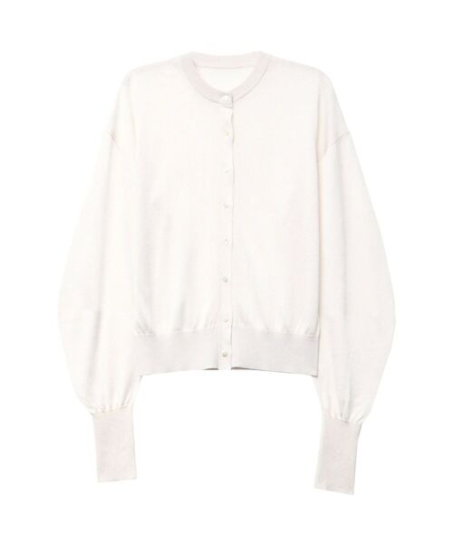 ELENDEEK(エレンディーク)の「コンパクトアセテートカーディガン(カーディガン/ボレロ・レディース・オフホワイト/ブラック/グリーン/パープル/ベージュ・FREE)」の15枚目の写真