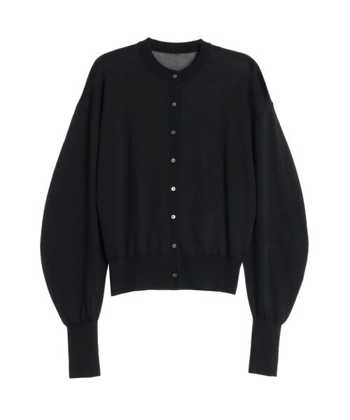 ELENDEEK(エレンディーク)の「コンパクトアセテートカーディガン(カーディガン/ボレロ・レディース・オフホワイト/ブラック/グリーン/パープル/ベージュ・FREE)」の16枚目の写真