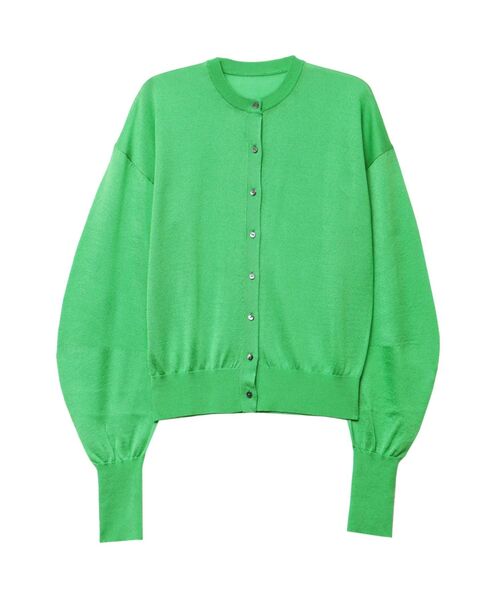 ELENDEEK(エレンディーク)の「コンパクトアセテートカーディガン(カーディガン/ボレロ・レディース・オフホワイト/ブラック/グリーン/パープル/ベージュ・FREE)」の17枚目の写真