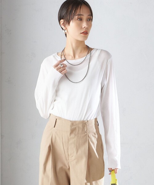 【セール】シアー クルーネック カットソー（Tシャツ/カットソー）｜SHIPS（シップス）