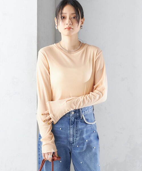 【セール】シアー クルーネック カットソー（Tシャツ/カットソー）｜SHIPS（シップス）