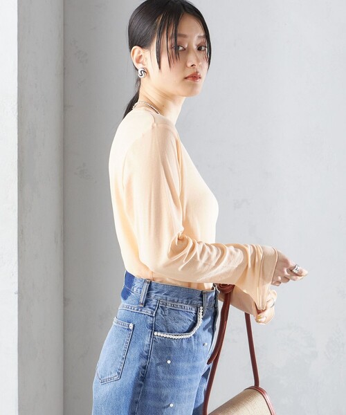 【セール】シアー クルーネック カットソー（Tシャツ/カットソー）｜SHIPS（シップス）