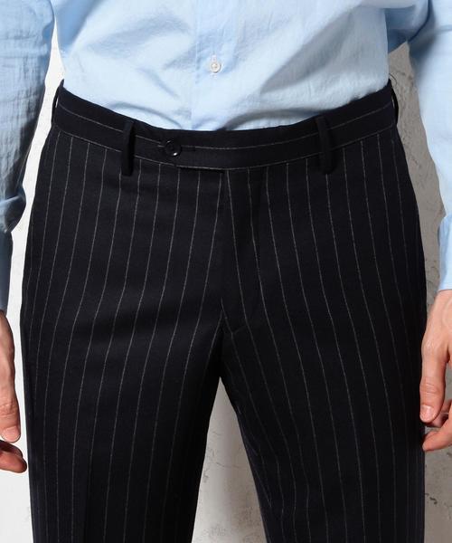 green label relaxing（グリーンレーベルリラクシング）の「[カノニコ] CN CH/ST RG SLIM NP パンツ◆（スーツパンツ・メンズ・ダークグレー/ネイビー・84ｃｍ/76ｃｍ/80ｃｍ/92cm/72cm/88ｃｍ）」の7枚目の写真