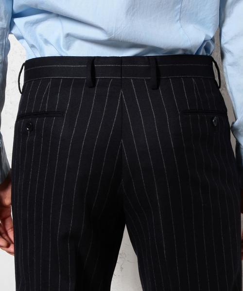 green label relaxing（グリーンレーベルリラクシング）の「[カノニコ] CN CH/ST RG SLIM NP パンツ◆（スーツパンツ・メンズ・ダークグレー/ネイビー・84ｃｍ/76ｃｍ/80ｃｍ/92cm/72cm/88ｃｍ）」の10枚目の写真