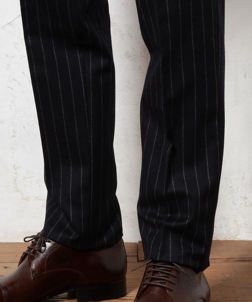 green label relaxing（グリーンレーベルリラクシング）の「[カノニコ] CN CH/ST RG SLIM NP パンツ◆（スーツパンツ・メンズ・ダークグレー/ネイビー・84ｃｍ/76ｃｍ/80ｃｍ/92cm/72cm/88ｃｍ）」の11枚目の写真