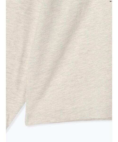 ehka sopo（エヘカソポ）の「パフェプリントロンT（Tシャツ/カットソー・レディース・キナリ/オフホワイト/グレー・F）」の4枚目の写真