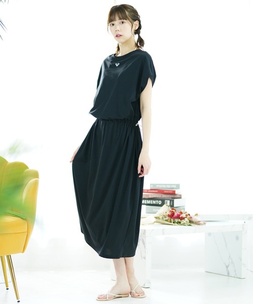 ROXY(ロキシー)の「ROXY/ロキシー 水陸両用 ユーティリティ 体型カバー 2WAY ロングワンピース RLY242046(ワンピース・レディース・ブラック/ホワイト/モスグリーン・L/M)」の14枚目の写真