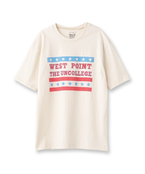 MIXTA(ミクスタ)の「◆MIXTA(ミクスタ)別注プリントTシャツ(Tシャツ/カットソー・レディース・ナチュラル/ブラック系/ブラウン系/ブラック・00)」の1枚目の写真