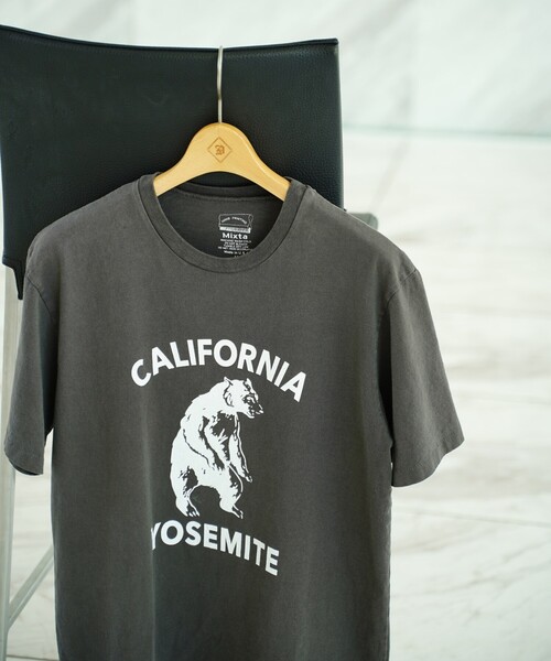 MIXTA(ミクスタ)の「◆MIXTA(ミクスタ)別注プリントTシャツ(Tシャツ/カットソー・レディース・ナチュラル/ブラック系/ブラウン系/ブラック・00)」の2枚目の写真