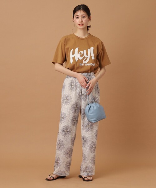 MIXTA(ミクスタ)の「◆MIXTA(ミクスタ)別注プリントTシャツ(Tシャツ/カットソー・レディース・ナチュラル/ブラック系/ブラウン系/ブラック・00)」の9枚目の写真